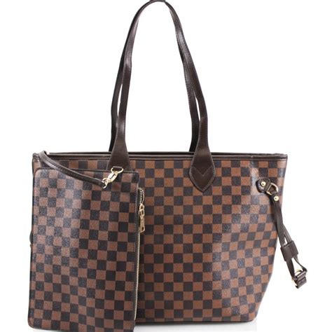 lv bag house|Louis Vuitton brown checkered bag.